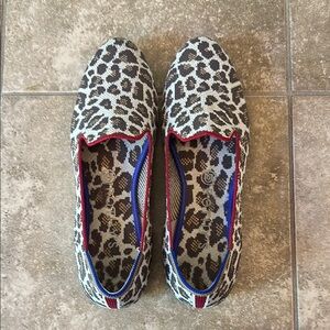 Rothy's Animal Print Leopard Loafers 8.5